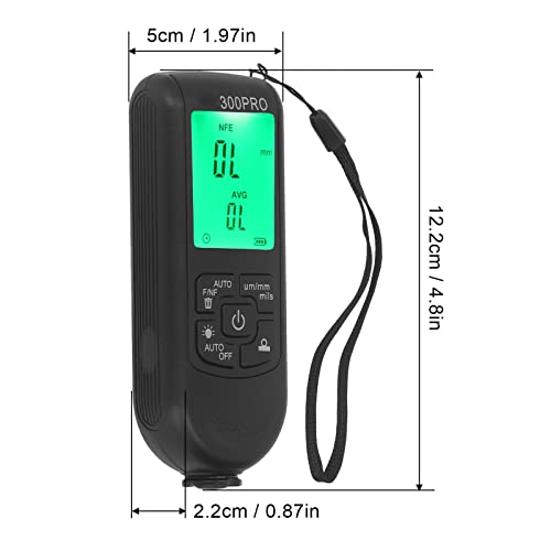 Calibrador digital de espesor de pintura HW 300PRO miniatura 2