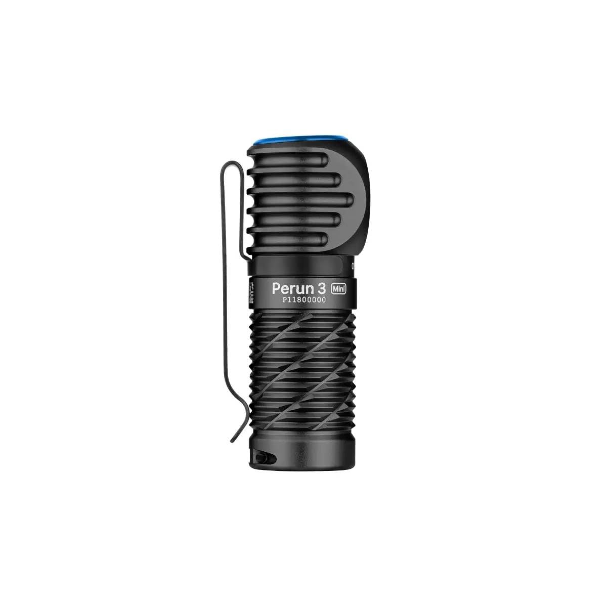 OLIGHT Perun 3 Mini, Linterna LED Frontal y Manual, 1250 Lúmenes, 155m Alcance, Luz Blanca y Roja, Batería Recargable (Negro)