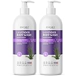 Lavender Relaxing Body Wash with Chamomile Oil & Vitamin E, Aromatherapy Bath, Stress Relief Shower, Natural Body Wash for All, Dry & Sensitive Skin, 16 fl oz (Pack of 2)