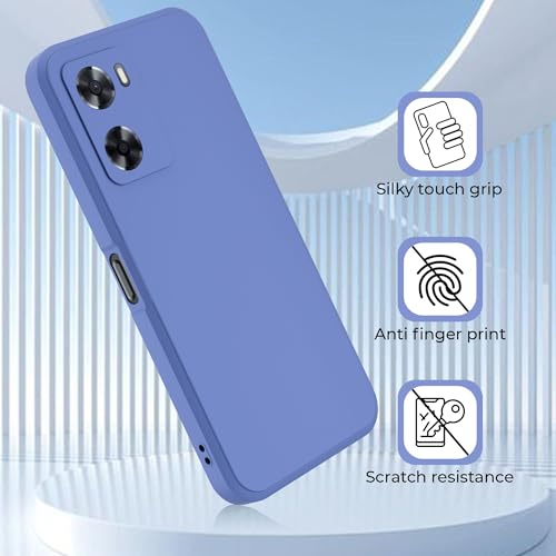 Image of A rtistque Back Cover Case for Oppo A57 4G with Camera Protection | Shockproof TPU | Stylish Protective Design | Slim Fit | Ultra Matte | Oppo A57 Back Cover - Blue