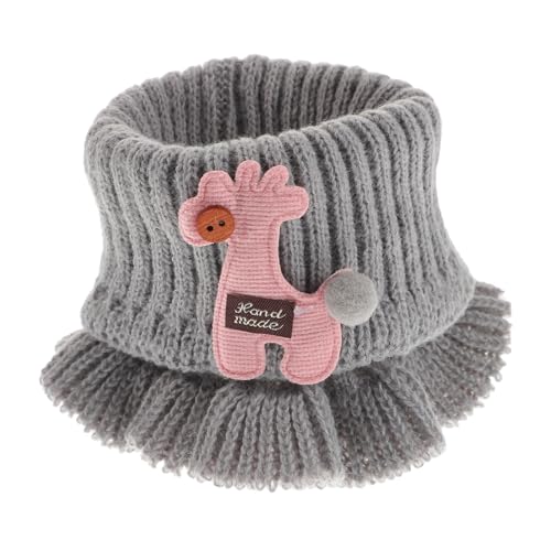 Knitted Cartoon Scarf for Boys Winter Warm Neck Warmer Accessory Soft and Durable for Cold Weather Washable and Travel Friendly