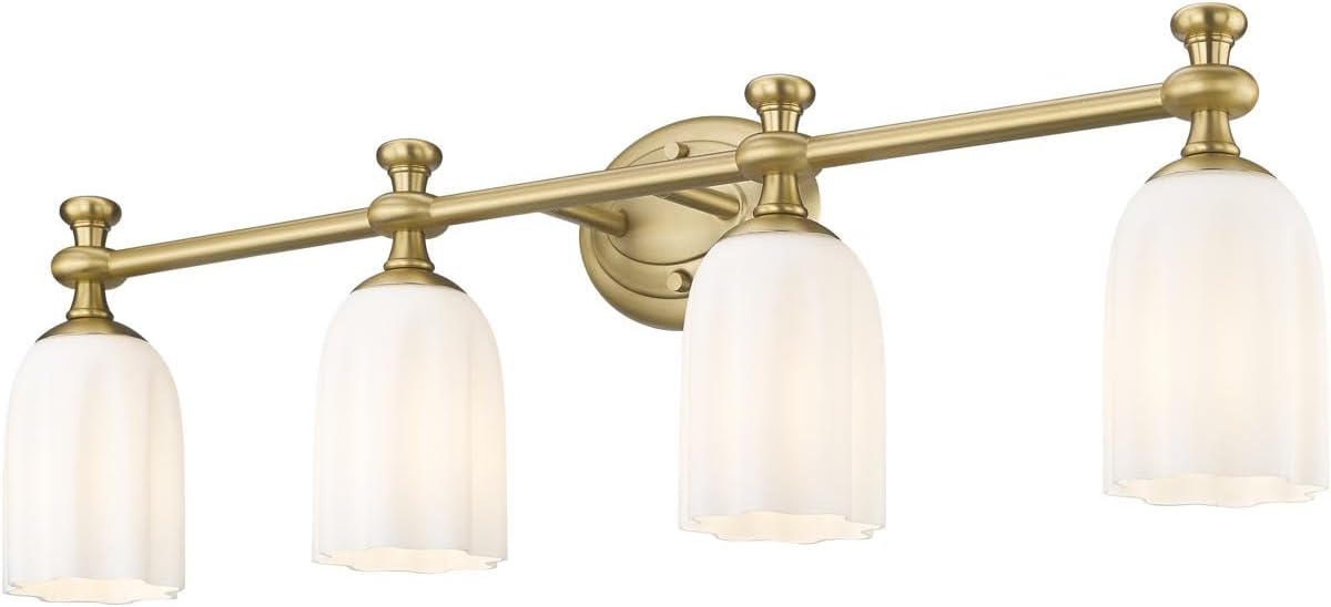 Z-Lite 1102-4V Orion 4 Light 32" Wide Vanity Light - Modern Gold