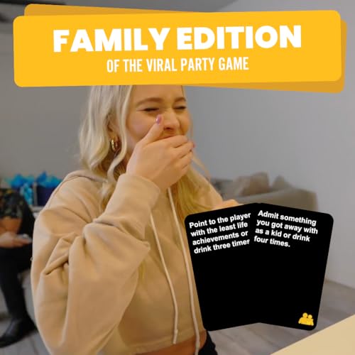 Do or Drink Family Edition - Hilarious Party Card Game for Adults, Perfect for Family Game Night, Ice Breakers, Conversation Starter, Great for Big Groups, Fun Gift for Families - Thumbnail 3