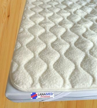 Matratzenauflage 90x200 cm schurwolle premium