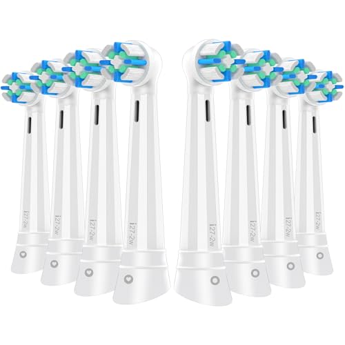 Têtes de rechange enlever la plaque pour brosses compatibles Oral B iO 2 à 10 pour dents blanches