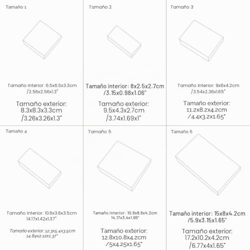 Miniatura 6 de Benecreat 20 Pack Caja De Caja De Cartón Kraft Cajas De Regalo Para Fiesta Superior Envase De Joyería - Negro 11.2x8.2x4.2cm