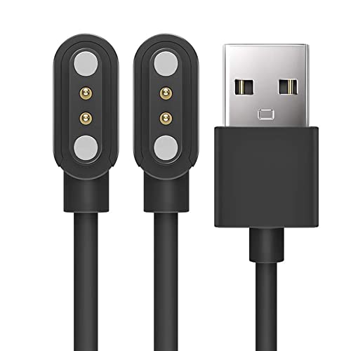 Lamshaw Compatible with SKCT Smart Glasses Charger, Magnetic USB Replacement Charging Compatible with SKCT BG-02 Smart Glasses (Black)