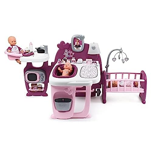 Smoby 220349 La Casa de Los Bebés Baby Nurse para Muñecos Bebé, multicolor, única , color/modelo surtido