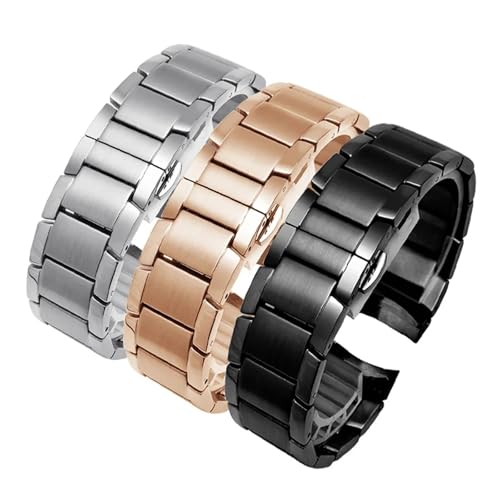 Correa de reloj de acero inoxidable de 22 mm para reparar su AR2447 4