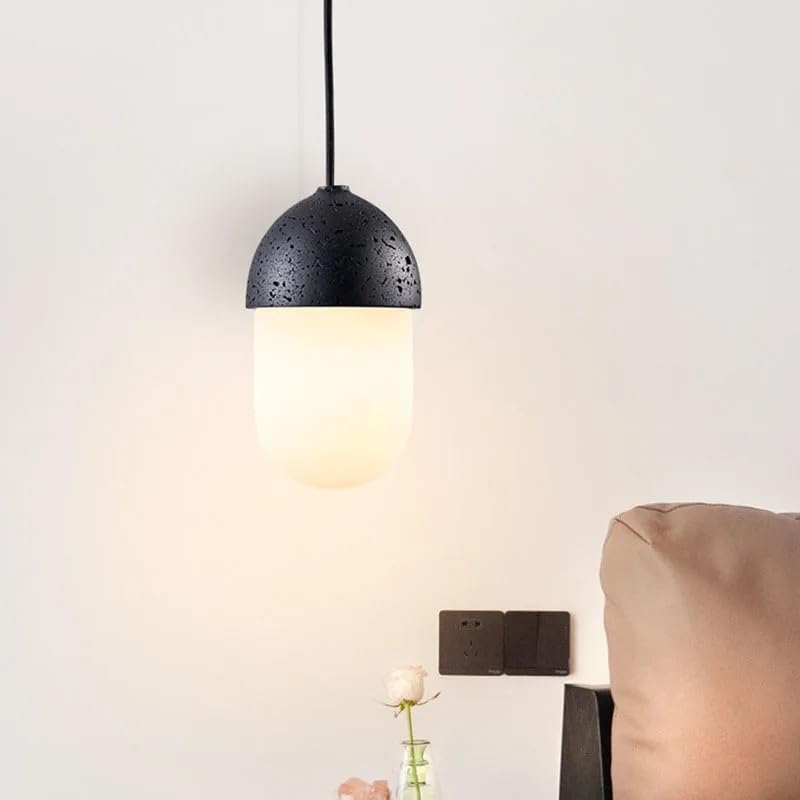 Lampe suspendue en pierre noire : sublimez enfin l'éclairage trop terne de votre restaurant
