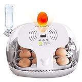 Womorista Incubators for Hatching Eggs with Automatic Egg Turner&Egg Candler Thermostat Temperature Control 16-35 Eggs