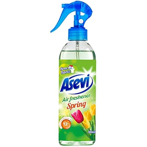 Asevi Air Freshener Spray, Air Fresheners for the Home, Room and Fabric Freshener, 400ml, Spring Cover
