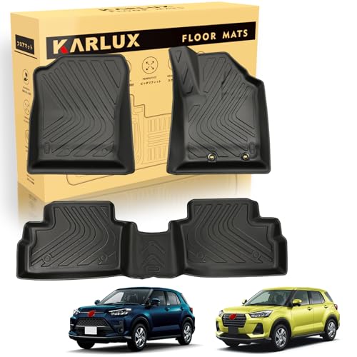 KARLUX �g���^ ���C�Y �t���A�}�b�g, �_�C�n�c ���b�L 3D�J�[�}�b�g�A����TPE�f�ށA�h���E�h���E�h���A�_�炩�����؁A��i�A���t���ȒP�A�ϋv���ARAIZE/ROCKY ��p �J�[�}�b�g (1-2��ڃt���A�}�b�g..)