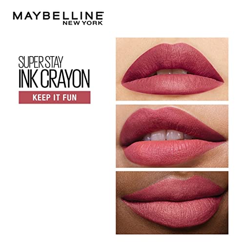 Image of Maybelline New York Super Stay Ink Crayon Lipstick x Pinks Edition, 90