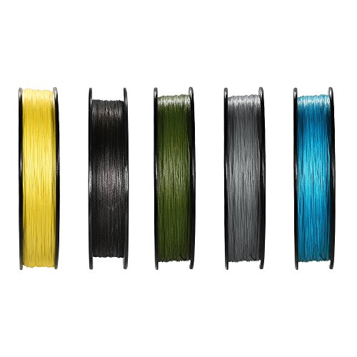 DECDEAL 300M / 330Yds 8 fios PE linha de pesca trançada Super Strong Multifilament linha de pesca ca