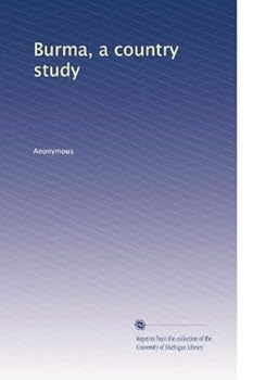 Paperback Burma, a country study Book
