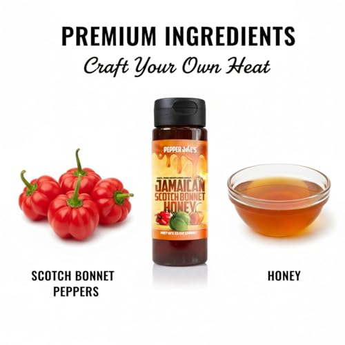 Pepper Joe's Hot Honey - Miel con chile Scotch Bonnet 12 OZ miniatura 5