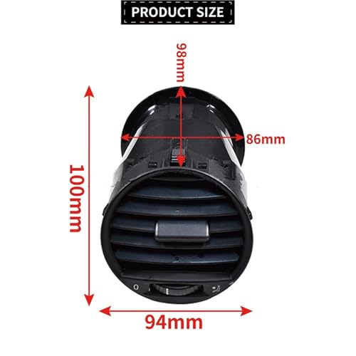Panel de ventilación de coche para VW Caddy 2004-2015, ideal para renovar el flujo de aire 2