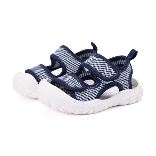 Image of BMCiTYBM Baby Boy Girl Closed Toe Summer Toddler Sandals Lightweight Shoes Infant Non-Slip First Walking Sneakers 6 9 12 18 24 Months 2-3 Years