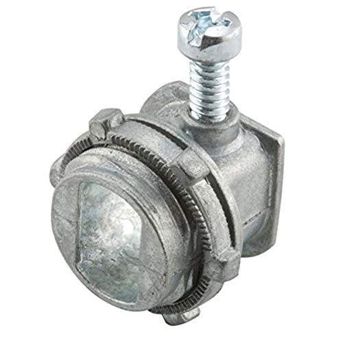 Conector de zinc de alta resistencia para conductos flexibles de 3/8