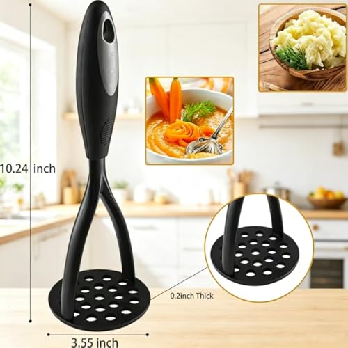 KSENDALO Non-Scratch Nylon Masher