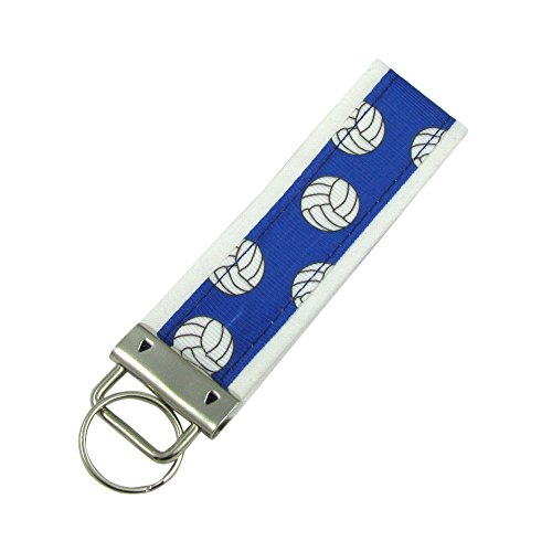 Volleyball Key Fob / Fabric Key Chain