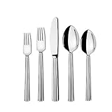 Handwerkliches Geschick: Edelstahl Georg Jensen Besteck ist entweder mit einem Spiegel oder einer matten Oberfläche, markant an der Georg Jensen Marke. Trotz für die meisten Konkurrenten hat Georg Jensen weiterhin von Hand polieren alle unsere Stahlprodukte einschließlich der Bestecke, die gewünschte Optik, Tiefe, Glanz und Glanz zu erhalten. Alle die Edelstahl-Produkte sind handpoliert, was ein ziemlich zeitaufwendig Prozess nur durchgeführt, die von den meisten erfahrenen Handwerkern.