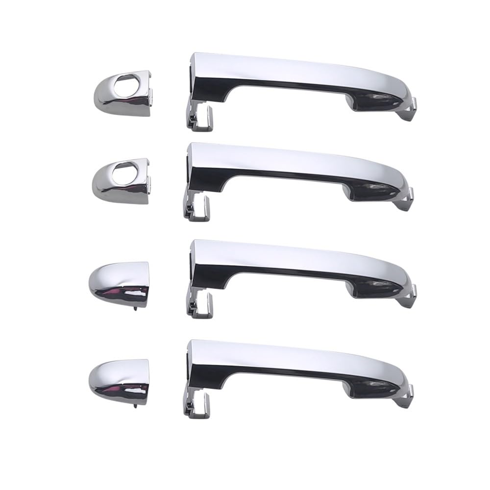 Poignées extérieures voiture ABS chrome ensemble 4 pièces ensemble 82651-2H000