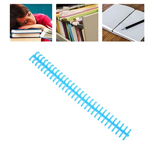 Pente de encadernação, lombada de encadernação 65 folhas resistente ao desgaste 10 peças 30 furos co