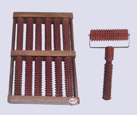 See full amazon price history chart for AB CRAFT Wooden Hand powered Roller For Foot Massage 8 Row Roller Big Size Body Stress Buster & Acupressure Point Device Foot Massager And Legs Pain Relief Massager (Set of 2) AB CRAFT Wooden Hand powered Roller For Foot Massage 8 Row Roller Big Size Body Stress Buster & Acupressure Point Device Foot Massager And Legs Pain Relief Massager (Set of 2) (B0CL4V72HX) Amazon Price History, Amazon Price Tracker