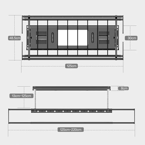 Clothes Drying Rack Ceiling Drying Rack Automatic Lifting Household Balcony Wall Controlled Ceiling Automatic Lifting Balcony Clothes Hanger Laundry Drying Rack