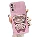 Rnrieyta Miagon Bär Spiegel Ständer Hülle für Samsung Galaxy A71,Cute Mädchen Dünn Treibsand Glitzer Galvanisierte Schutzhülle Weiches Case Bumper mit Spiegel Halter Kickständer Galaxy günstig Kaufen-Rnrieyta Miagon Bär Spiegel Ständer Hülle für Samsung Galaxy A71,Cute Mädchen Dünn Treibsand Glitzer Galvanisierte Schutzhülle Weiches Case Bumper mit Spiegel Halter Kickständer