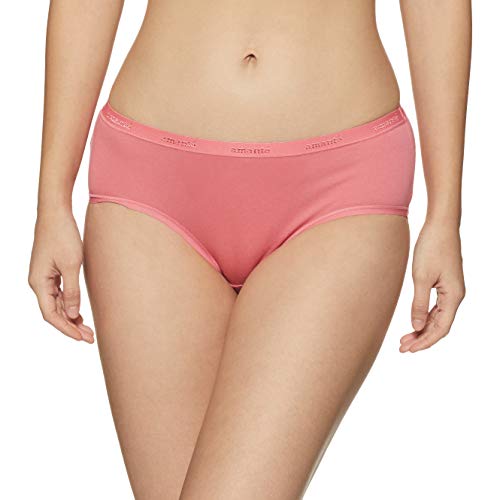Image of Amante Solid Cotton Low Rise Hipster Panty Pack(Pack of 3)