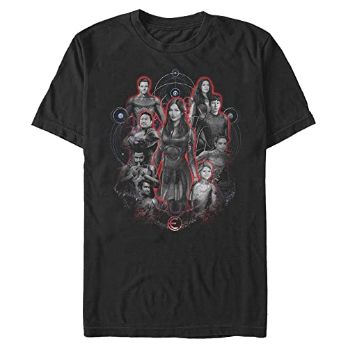 T-shirt Eternals Marvel homme grande taille 4XL vêtement manches courtes noir