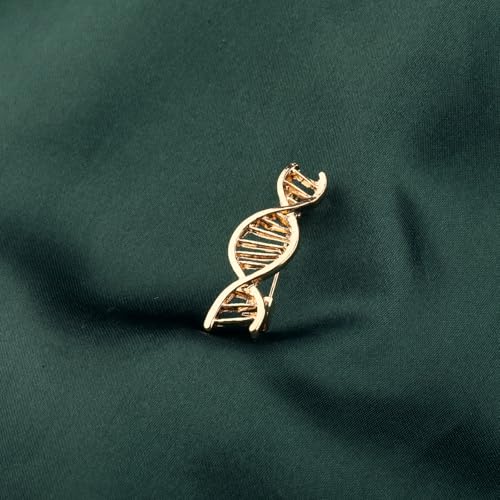 Image of PLITI Scientist Gift Biology Chemistry Jewelry Science Student Graduation Gift DNA Brooch Pin For Lab Tech Lover