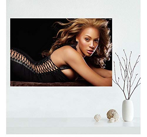 ZOEOPR Poster Affiche Beyonce Affiche Film Actrice Musique Chanteuse Étoile Affiches Et Impressions Toile Peinture Mur Art Photos Décor À La Maison 50 * 70Cm sans Cadre