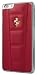 Ferrari 458 Leather Hard Case for iPhone 6 Plus/6S Plus - Red/Gold Logo