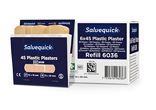 Pansements plastiques Salvequick hypoallergéniques boîte de 270 pièces