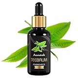 Aromaholik Teebaumöl BIO 100% naturrein – Ätherische Öle für Diffuser & Aroma Diffuser – Zertifiziertes ätherisches Öl aus Indien – Tea Tree Essential Oils 30ml für Sauna & Massage