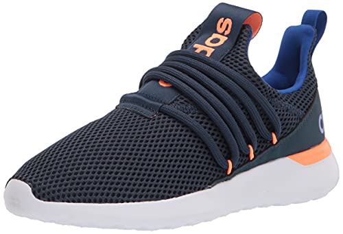 adidas Lite Racer Adapt 3.0 Running Shoes, Crew Navy/Screaming Orange/Team Royal Blue, 3 US Unisex Little Kid
