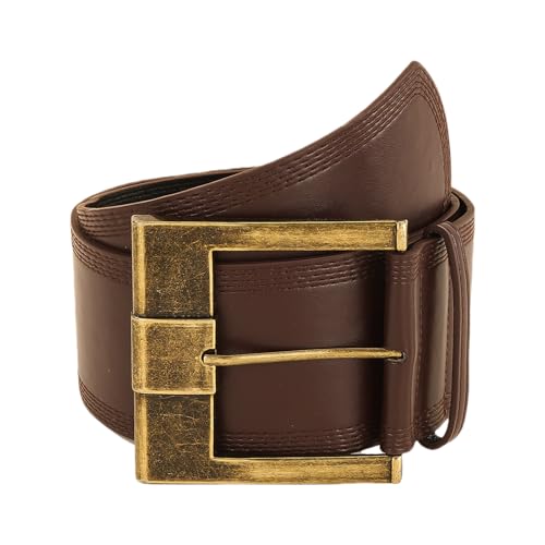 Wide Waist Belt Buckle Punk Chain Costume Belt For Wrap Dress Waist Belt For Suit Skirt Jeans Jewelry