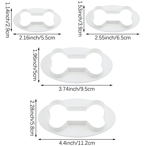 8 Pcs Dog Bone Cookie Cutters Dog Treats Cookie Cutter Bone Shape Cookie Cutters Homemade Dog Biscuit Treats Cutters For Dog Cat Homemade Treats #TOP1