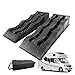 2PCS Heavy Duty RV Leveling Ramps,Anti-Skid Tire Wheel Chocks for Campers and Cars, Lightweight Curb Ramps for Easy Leveling(Yellow)