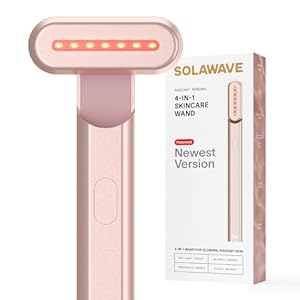 Solawave 4-in-1 Radiant Renewal Wand, Face Skincare Wand with Facial Massager, Facial Wand