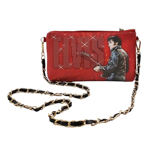 Sac à main Elvis Presley avec chaîne Mid-South Products rock pour femme
