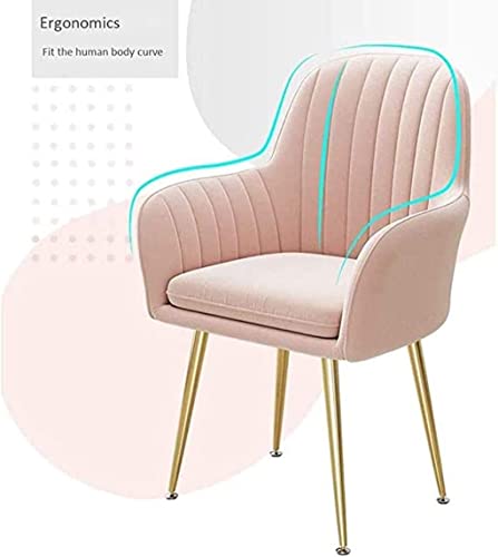 Chaise de salle à manger velours gris foncé assise rembourrée et pieds en métal