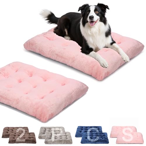 POMIU 2�p�b�N �􂦂錢�p�x�b�h�A�f���b�N�X�v���b�V���N���[�g�x�b�h�A����~�ߕt���A����@�􂢉\�Ȍ������p�b�h�X���[�s���O�}�b�g ��^�A���^�A���^���p(2�p�b�N×�s���N�A����88.9 cm x ��58.4 cm × ����3�C���`)