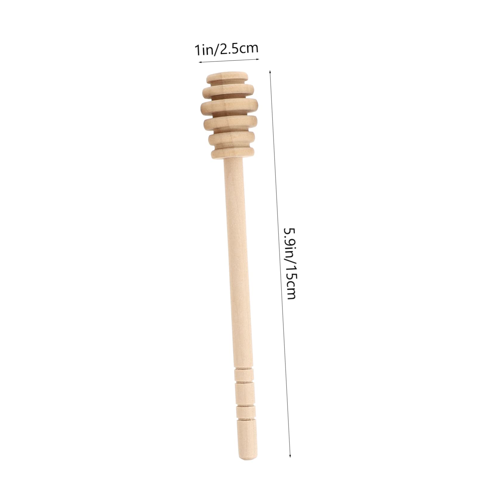 Unomor 10Pcs Honey Stirrer Honey Dippers for Syrup Viscous Liquids Design for Weddings Parties Homemade Honey