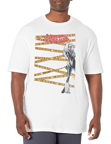 T-Shirt Marvel Ruban de scène de Crime en Taille 5XL Confort Homme Fort