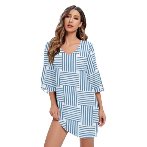 Robe d'été évasée fluide pour vos promenades en bord de mer